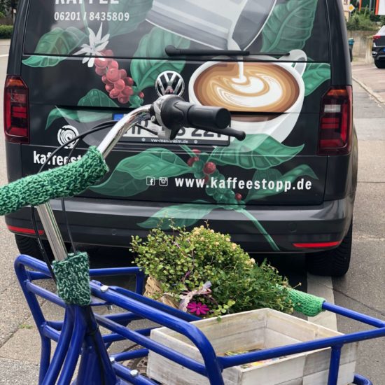 Kaffeerösterei Lieferwagen