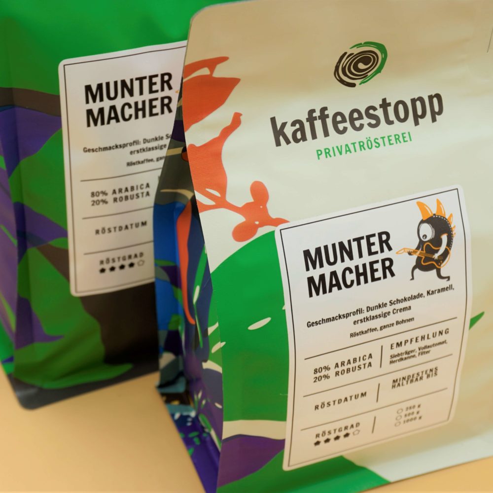 Espresso Muntermacher - Kaffeestopp Privatrösterei Hessen